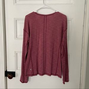 Lululemon Size 10 Long Sleeve Shirt Misty Merlot